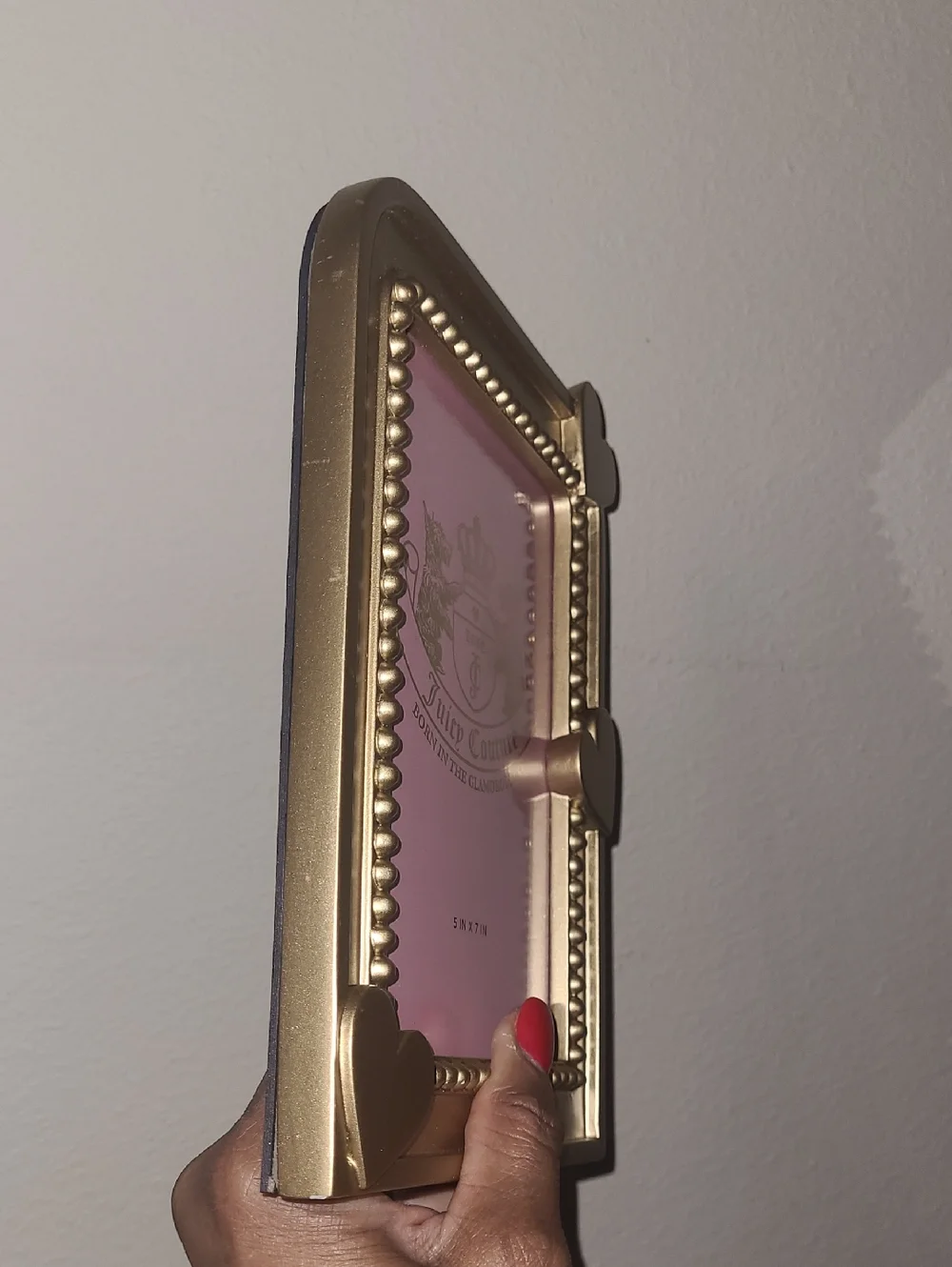 Juicy Couture Silver Heart Photo Frame - 5x7